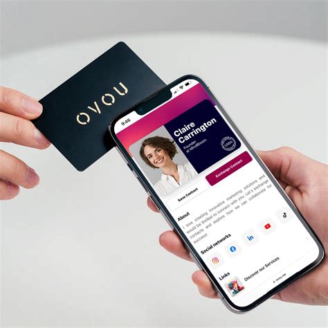 ovo smart business card|ovou digital business card.